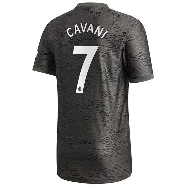 Camiseta Manchester United NO.7 Cavani 2ª 2020-2021 Negro
